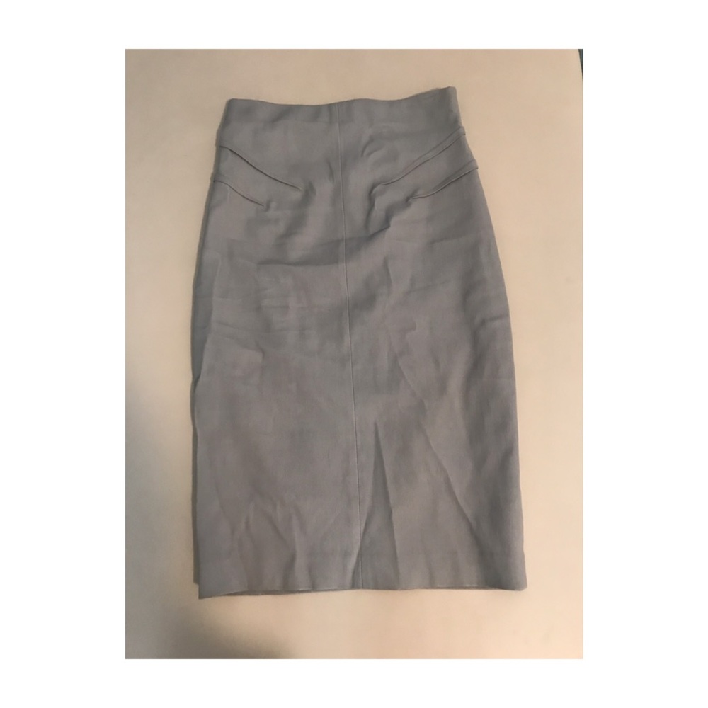 Robert Rodriguez ice blue pencil skirt